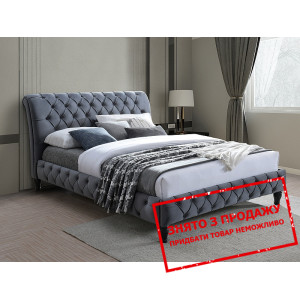 Ліжко (з ламелями) Signal Malena Velvet 160х200 дв...